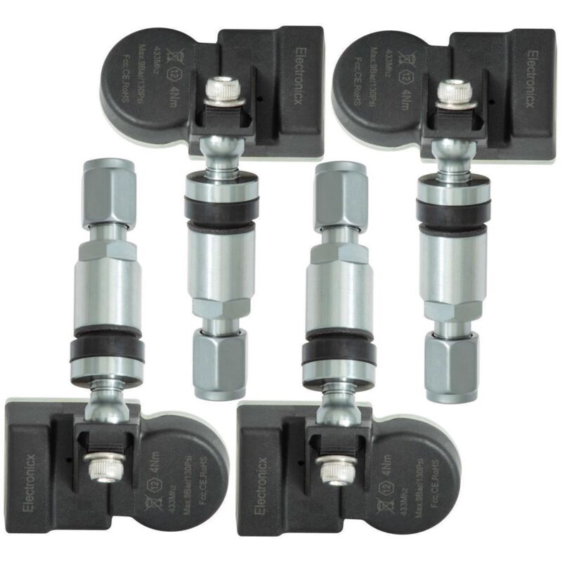 Reifendrucksensoren RDKS Sensoren Metallventil Gunmetal für Nissan Primera (P12) 01.2002 - 06.2013