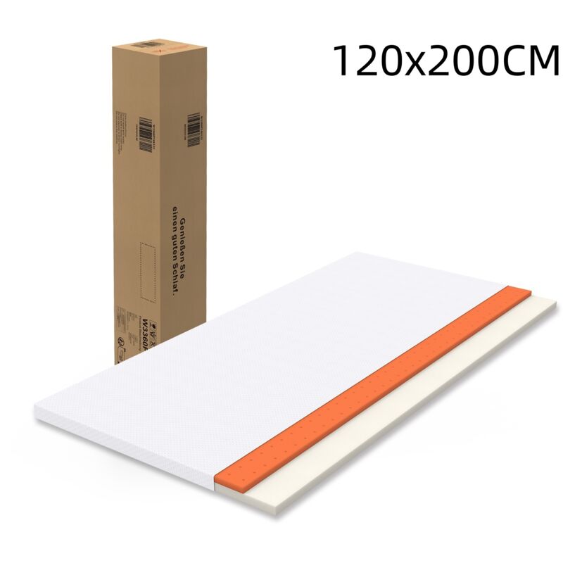 Matratze 120x200cm 5cm dick minimalistische Matratze abnehmbarer Bezug hochwertiger Gelschaum multifunktionale Matratze