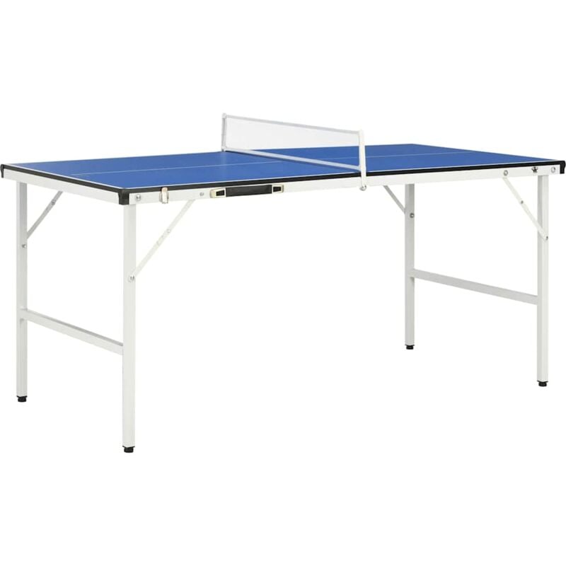 Tischtennisplatte mit Netz 5 Fuß 152×76×66 cm Blau - Vidaxl