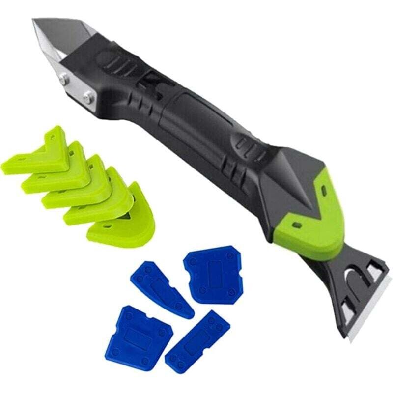 5-in-1-Werkzeugset zum Abdichten von Silikon – Werkzeug zum Entfernen und Glätten von Silikondichtstoffen, Werkzeug zum Fertigstellen von