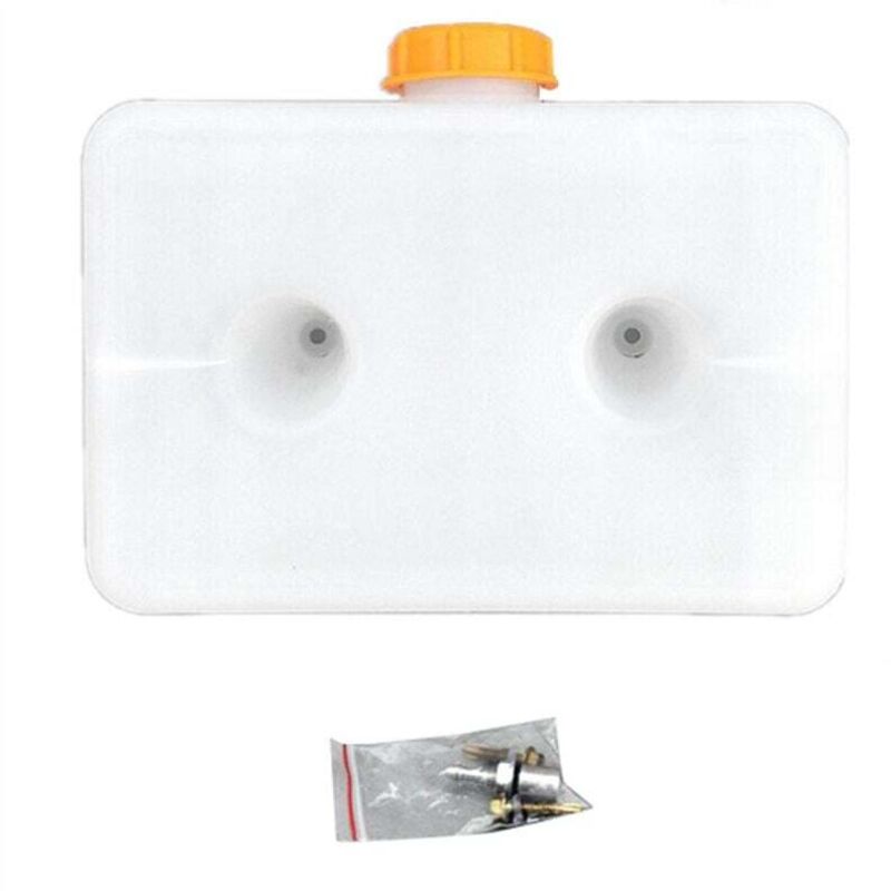 5-Liter-Kraftstofftank aus Kunststoff für Wohnwagen, LKW und Luftheizung, 2-Loch-Lagertank mit Deckel für Heizöl, Wohnwagen, LKW, Auto