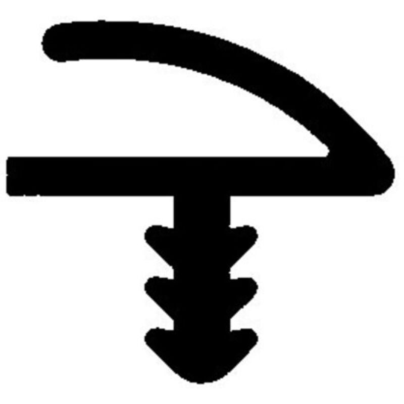 Trelleborg - Zimmertür-Dichtung, SD018,TSP-Last braun 5 Stk