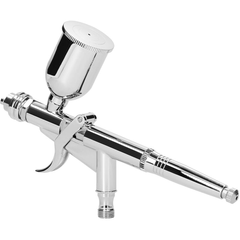 0,5-mm-Airbrush-Set, 15-ml-Farbbecher, einstellbare Sprühbereiche, zwei austauschbare Düsen, Airbrush für Nagellackierung, Modellbau, Dekoration