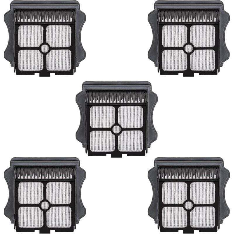 (5 Stück) HEPA-Filter kompatibel mit Tineco iFloor 3/ Floor One S3/ Floor One S5/ Floor One S5 Pro 2, Filterset für Nass- und Trockensauger, 5