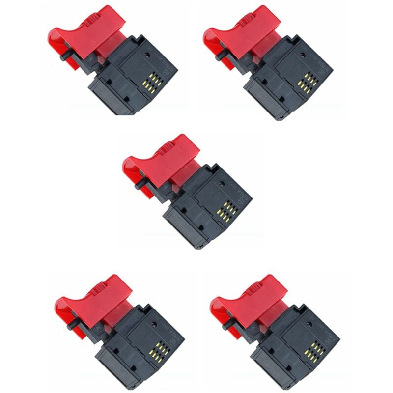 5 stücke FA2-6/1BEK 250V 6A 5E4 Schloss für Werkzeug Bohrmaschine Trigger Schalter Werkzeug Armaturen Schalter