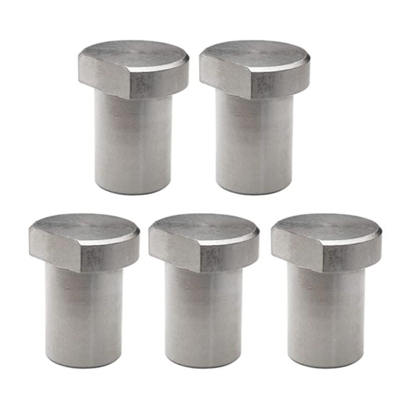5-teilige Serie Edelstahl-Werkbank-Peg-Bremsstopps, Schnellspannklemme, Holzbearbeitungstisch-Begrenzungsblock, Holzbearbeitungswerkzeug (20 mm)