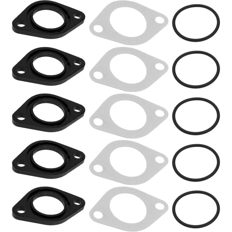 Lablanc - 5-teiliges Motorrad-Wärmeeinlassdichtungsset, 26 mm, Motocross-Vergaser-Ansaugkrümmerdichtung, passend für 110 cc, 125 cc, Pitbike