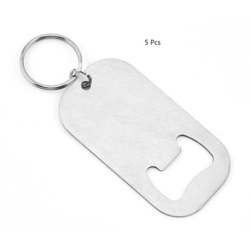 5-teiliges multifunktionales Edelstahl-Trolley-Set mit Schlüsselanhänger und Flaschenöffner