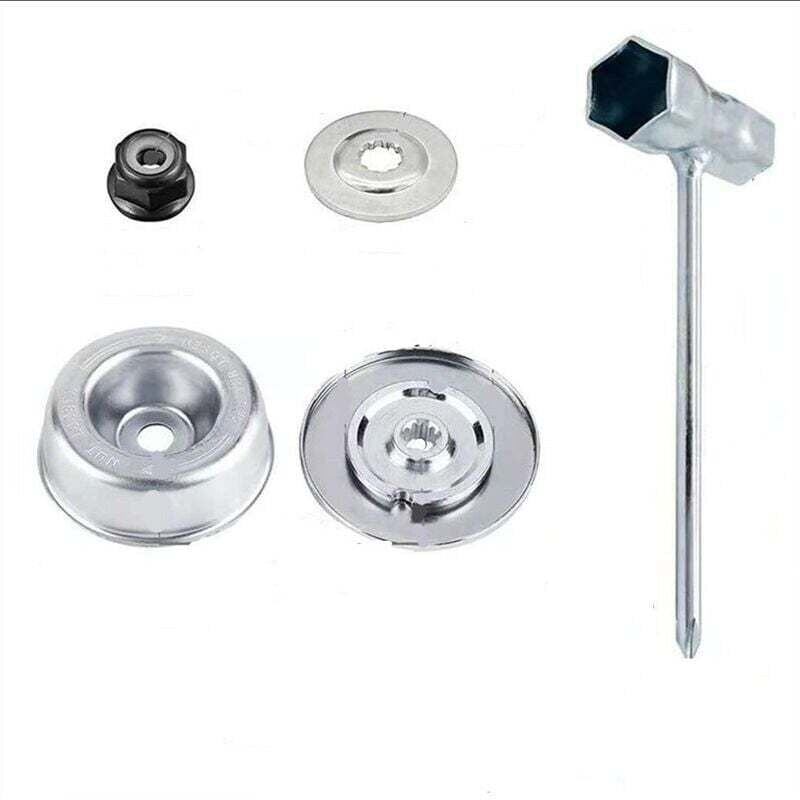 5-teiliges Trimmer-Teile- und Zubehörset für STIHL FS55 FS56 FS120 FS130 FS130R FS200 FS200R FS250, hochwertige Metallklinge für STIHL