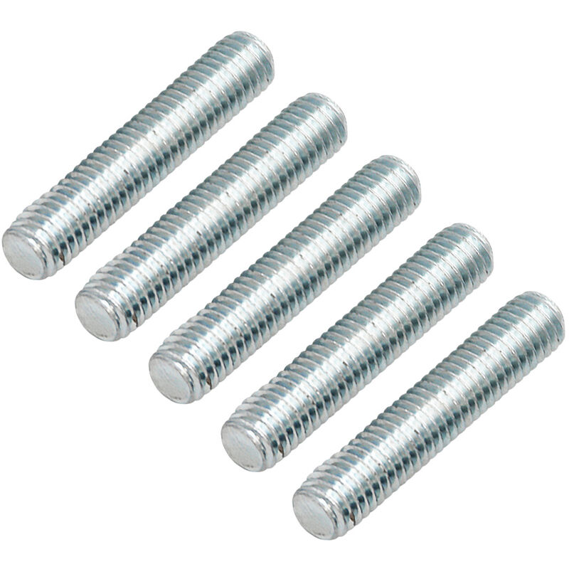 Stabilo Sanitär - 5 x Gewindestift M8 x 40 mm verzinkt