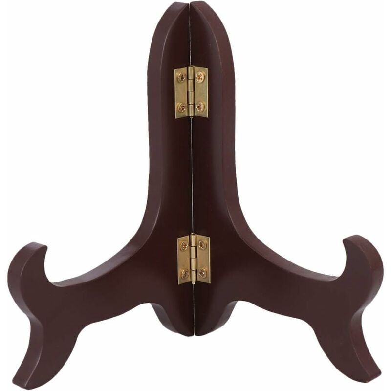 5-Zoll-Plakettenständer, Vintage-Staffelei aus Holz, Fotohalter, Ständer zum Präsentieren von Bilderbüchern, dekorativen Tellern, Tablets,