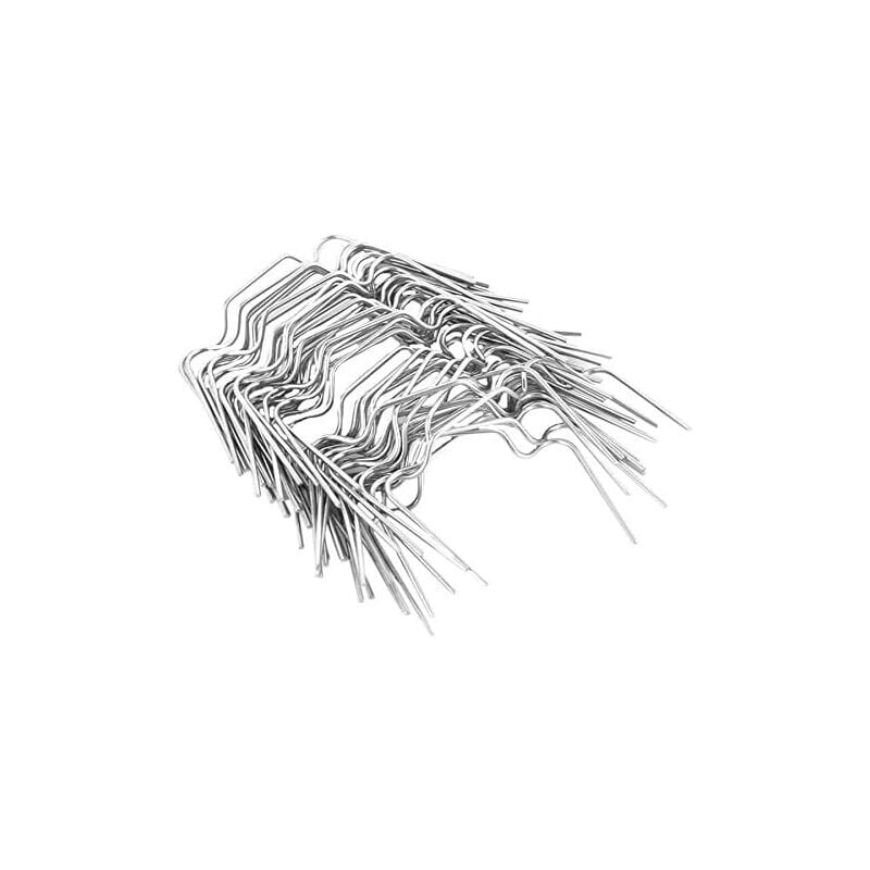 50 Stück, Gewächshaus-Glasplatten-Befestigungsclip, wetterfestes Gewächshaus-Reparaturset, doppelte Hallen-Netzplatte