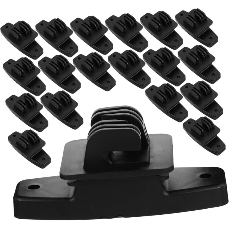 50 Stück Weidezaun-Isolatoren, universelles Kunststoff-Zubehör für Maschendrahtsysteme und Tiersicherheit