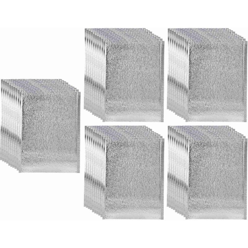 50 StüCke Lunch KüHl Tasche Isolierung Faltbares Picknick Tragbarer Eis Beutel Lebensmittel Thermal Tasche Lebensmittel Liefer Service GeträNke