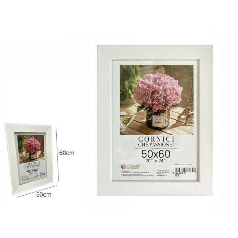 Trade Shop Traesio - Trade Shop - fotorahmen, poster, gemälde, leinwände, fotohalter, 50 x 60 cm, 20'X24' weiss 68670 -