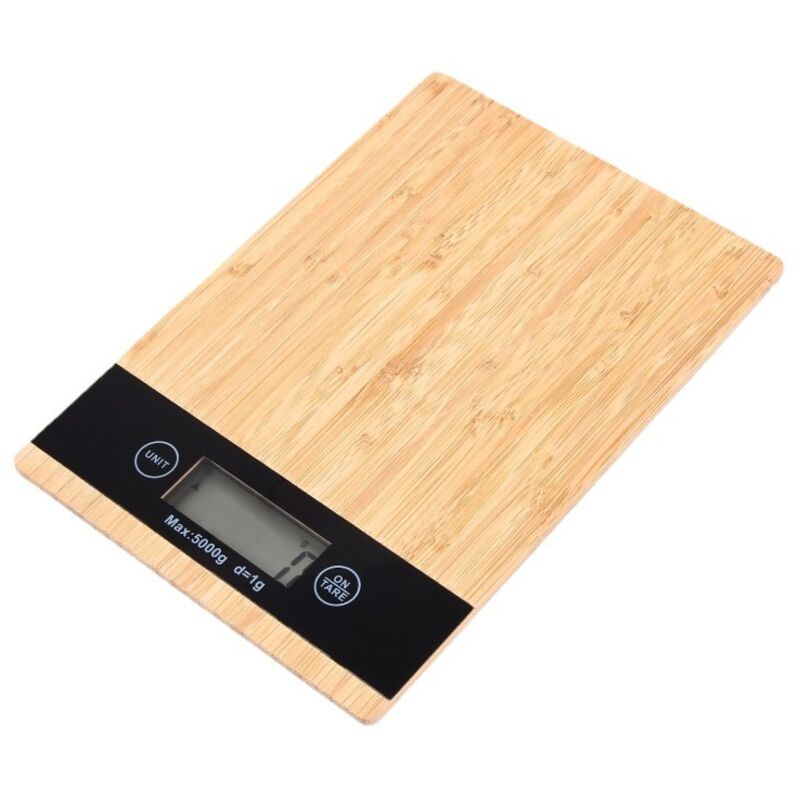 5000 g/1 g, hochpräzise elektronische Küchenwaage mit hintergrundbeleuchtetem LCD-Display zum Kochen, Backen und zur Essenszubereitung