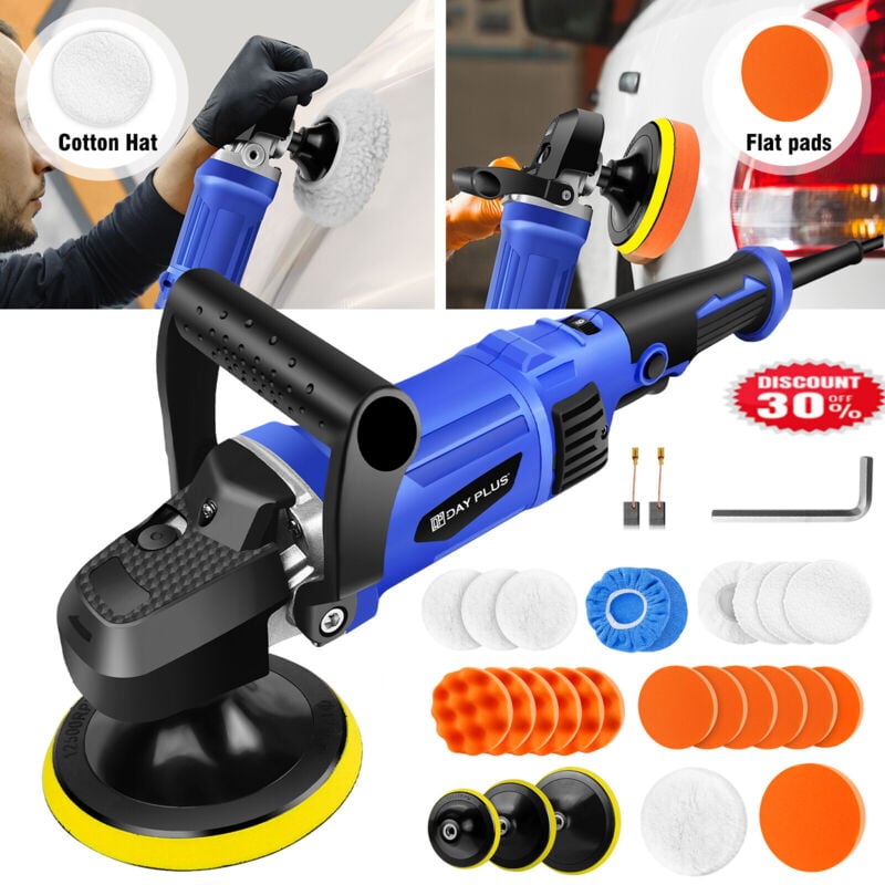 Dayplus - 5000W Poliermaschine Profi Auto Car Polierer Polierger t Schleifmaschine Politur