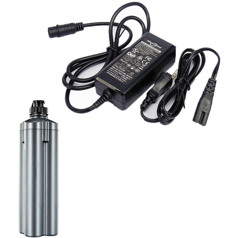 Powerwings - 5,0Ah Akku und Ladegerät für Daiwa Tanacom 1000 500 750 LB3100N S500J S300MJ Elektrische Angelrolle, Kompatibel mit Daiwa BM2600 BM2300