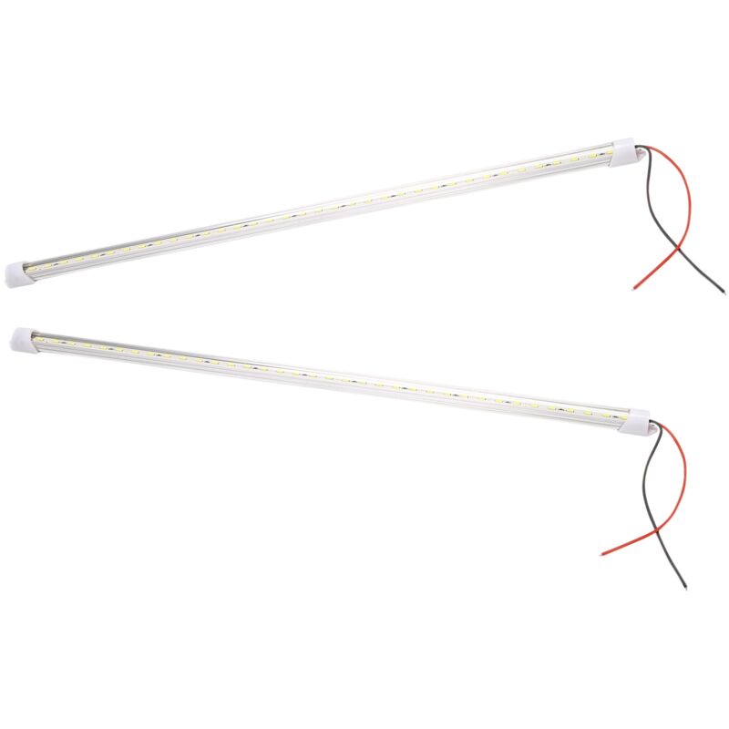 Tlily - 50CM 36 led Auto Innen Licht Bar Helle Weiße Licht Rohr mit Schalter für rv Camper Boot Van Lkw Lkw Caravan