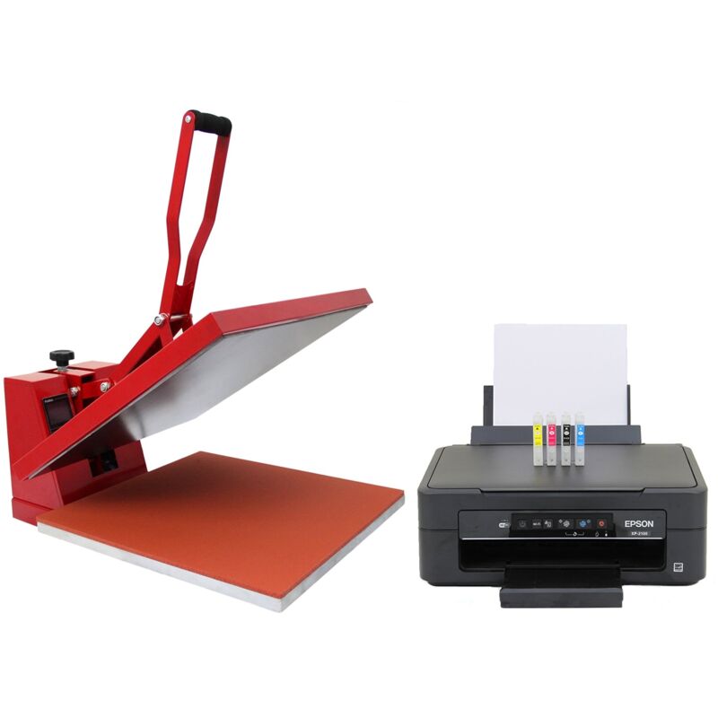 Monster Shop - 50cm Transferpresse & Epson Drucker im Set Hitzepresse Sublimationsdrucker