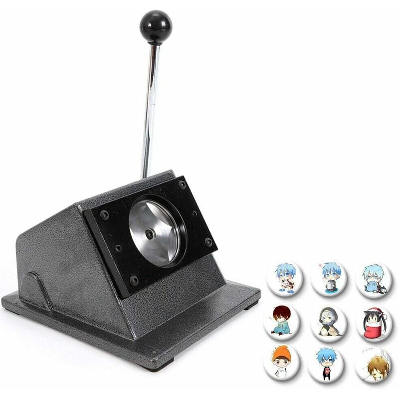 58MM Abzeichen-Spezialkartenschneidemaschine Buttonmaschine Paper Punch Pressmaschine Buttons Abzeichen Badgemaker