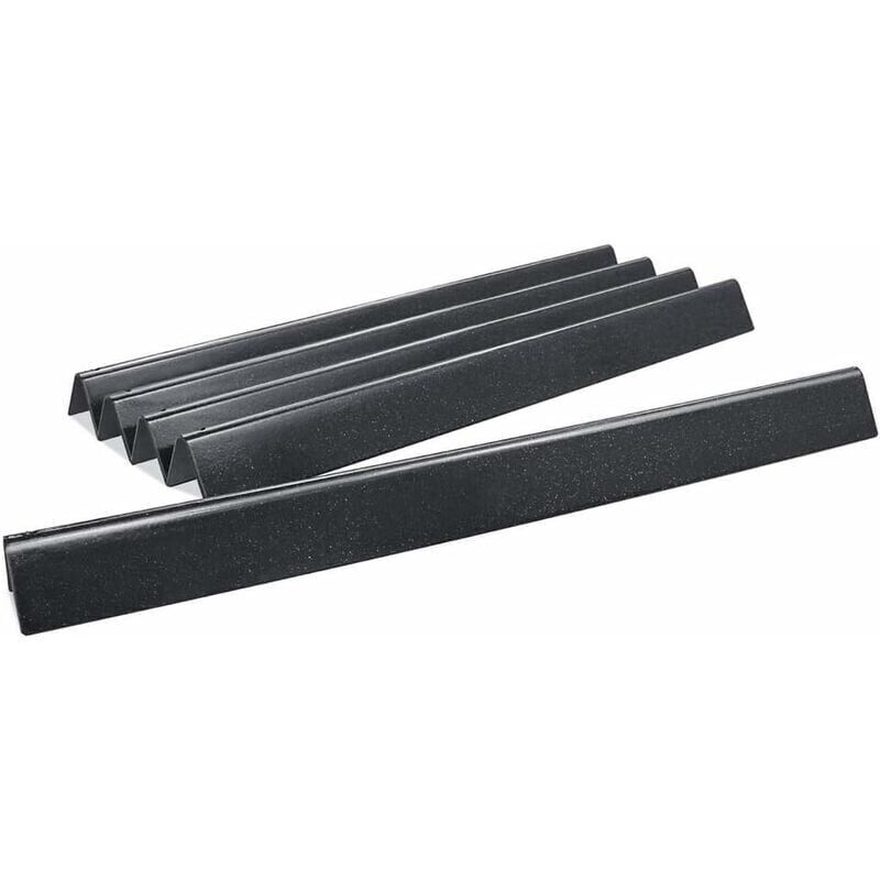 5er-Pack, 22,5 Zoll Emaille-Aromastäbe, BBQ-Heizplatte für Weber Spirit E200/210, S200/210 (mit seitlichen Brennerknöpfen), Wärmeverteiler für Spirit