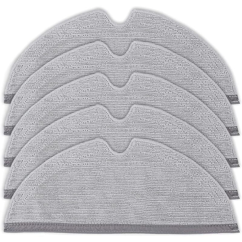 5er-Pack Feuchttücher für Xiaomi Roborock S5, S50, S51, S55, S6, S6 MaxV, S5 Max, Q7 Max, Q7 Max+, Q8 Max, Q8 Max+, Q5 Pro Staubsauger,