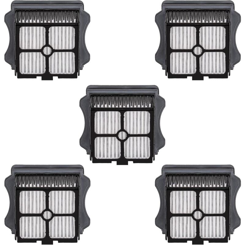 5er-Pack HEPA-Filter kompatibel mit Tineco iFloor 3/Floor One S3/Floor One S5/Floor One S5 Pro, Filterset für Nass- und Trockensauger, Ersatzteile, 5