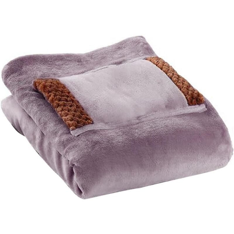 5VUSB Multifunktions-Heizdecke aus Flanell - 60x80cm, Pink-RAPANDA