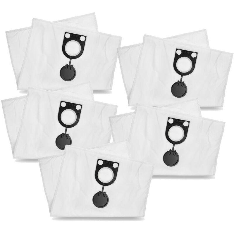 5x Hochwertige Staubsauger-Beutel für Starmix uClean eSwift hs gs iPulse isp isc is Staubsauger (25-35 Liter) / Ersatz Saugbeutel 2605411167