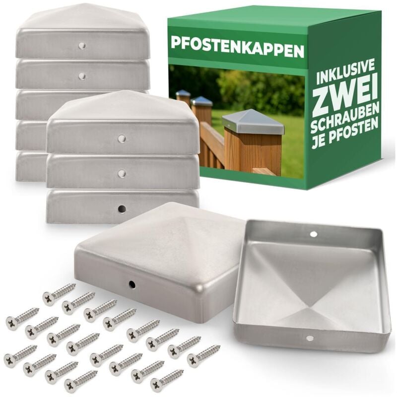 10x Novatool Beschläge 10x Pfostenkappen, 20x Schrauben