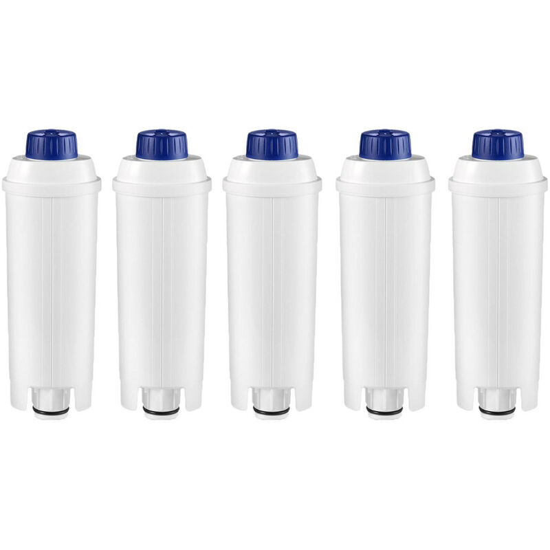 Trade-shop - 5x Wasser-Filter ersetzt dls C002, SER3017, 5513292811, 8004399327252 für DeLonghi Kaffeevollautomaten (z.B. Magnifica, PrimaDonna) /