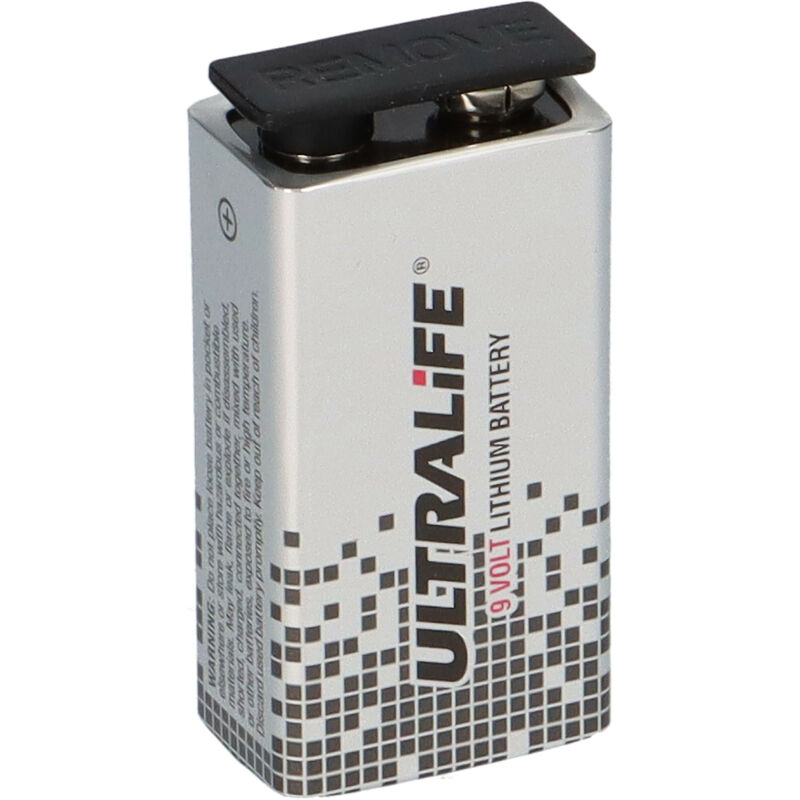 Ultralife - 5x U9VL-J-P - 9V Block Power Cell Lithium Batterie 9V 1200mAh