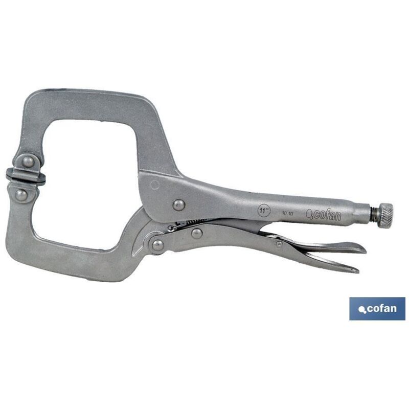 Gripzange mit kippbaren C-Backen 11