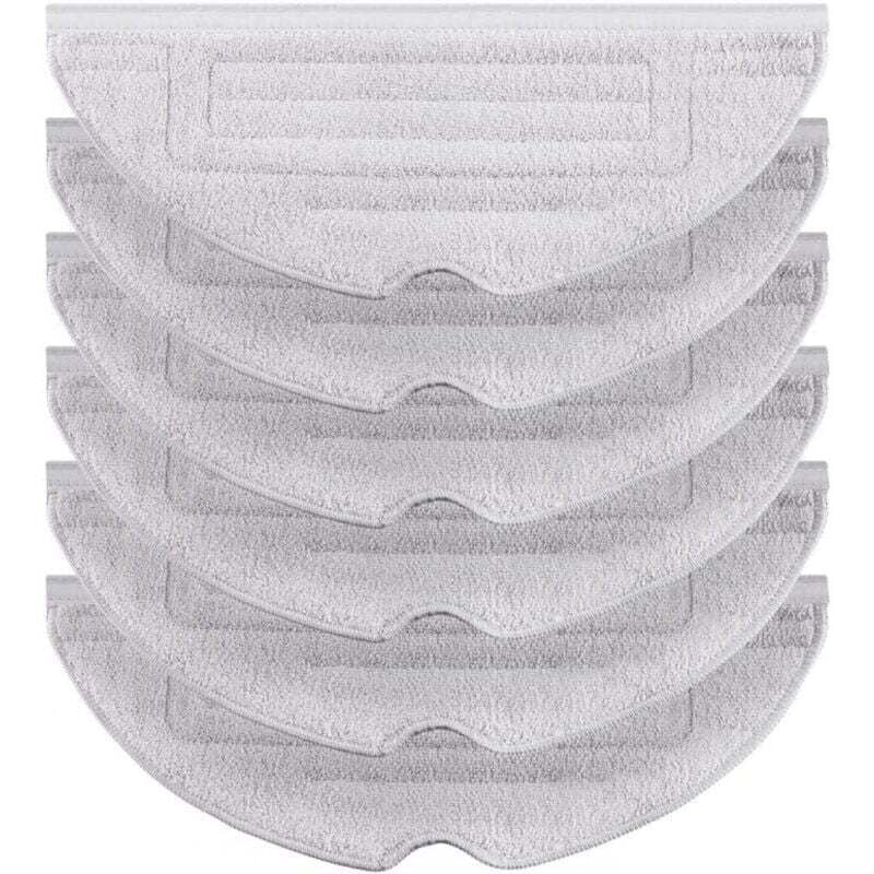 6 panni per mocio per Roborock S7 Pro Ultra S7 MaxV Ultra S7 Plus S7 Max Ricambi Accessori per Roborock S7 T7s T7s Plus Robot Aspirapolvere