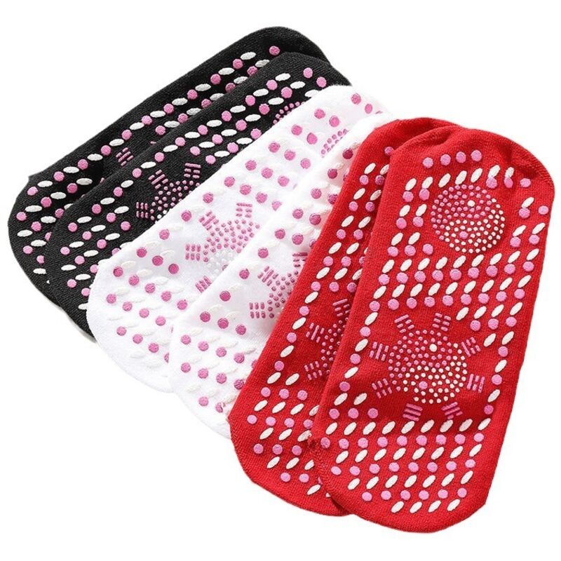 6 Paar Turmalin-Akupressur-Socken zur Selbsterhitzung beim Abnehmen, Schlankheitssocken, Turmalin-Gesundheitssocken, Schlankheitssocken,