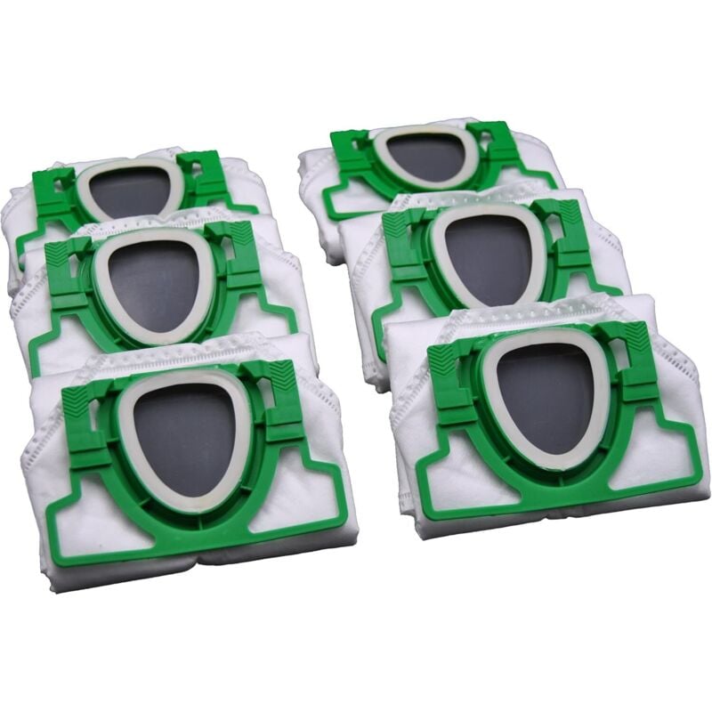 6 Staubsaugerbeutel kompatibel mit Vorwerk Kobold VK200 FP200, 5 lagig Microvlies Staubbeutel, Premuim Beutel geeignet für Vorwerk Kobold VK 200 FP