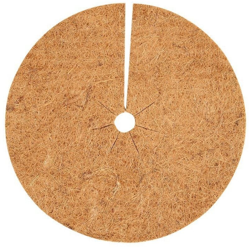 6 Stück, braune Kokosfaser-Abdeckfolie, Winterschutz für Pflanzen, braune Kokosmatte, für Töpfe im Garten (30 cm)