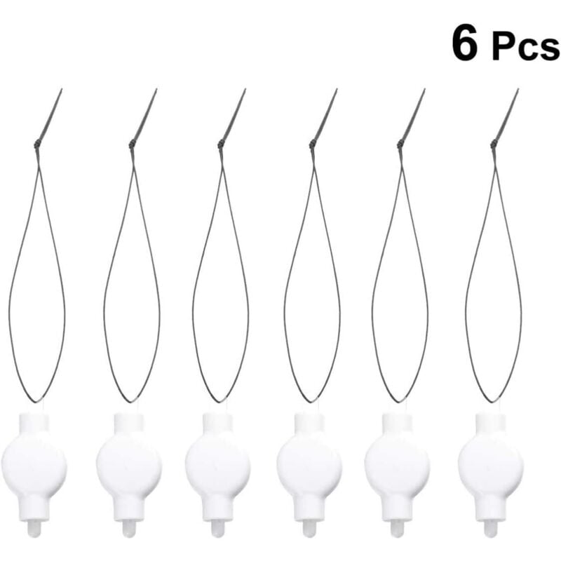 6 Stück LED-Laternenlichter, warmweiße led für Party, Lampion, Festival, Luftballons, Hochzeit, Geburtstag, Weihnachten, einfache Dekoration