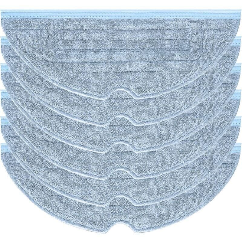 KZQ - 6 Stück Mopptücher für Roborock S7 Pro Ultra S7 MaxV Ultra S7 Plus S7 Max Ersatzteile Zubehör für Roborock S7 T7s T7s Plus Roboter-Staubsauger--