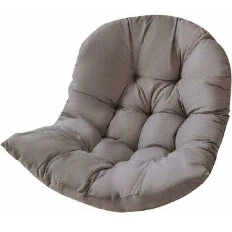 Stuhlkissen, Relaxsesselkissen, Schaukel-Eierstuhl-Polsterkissen, Hängekorbkissen aus Korbgeflecht und Rattan, 80 x 120 cm - Aiperq