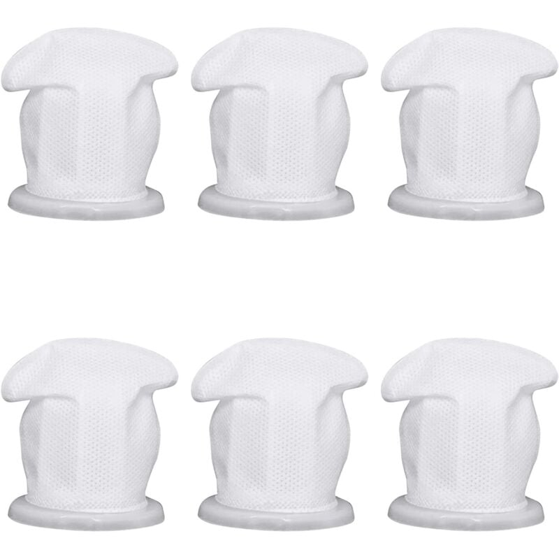 6 Stück Schmutzfilter Filter Zubehör Ersatzteile Ersatzfilter für Vorwerk Akkusauger VC100 VC 100