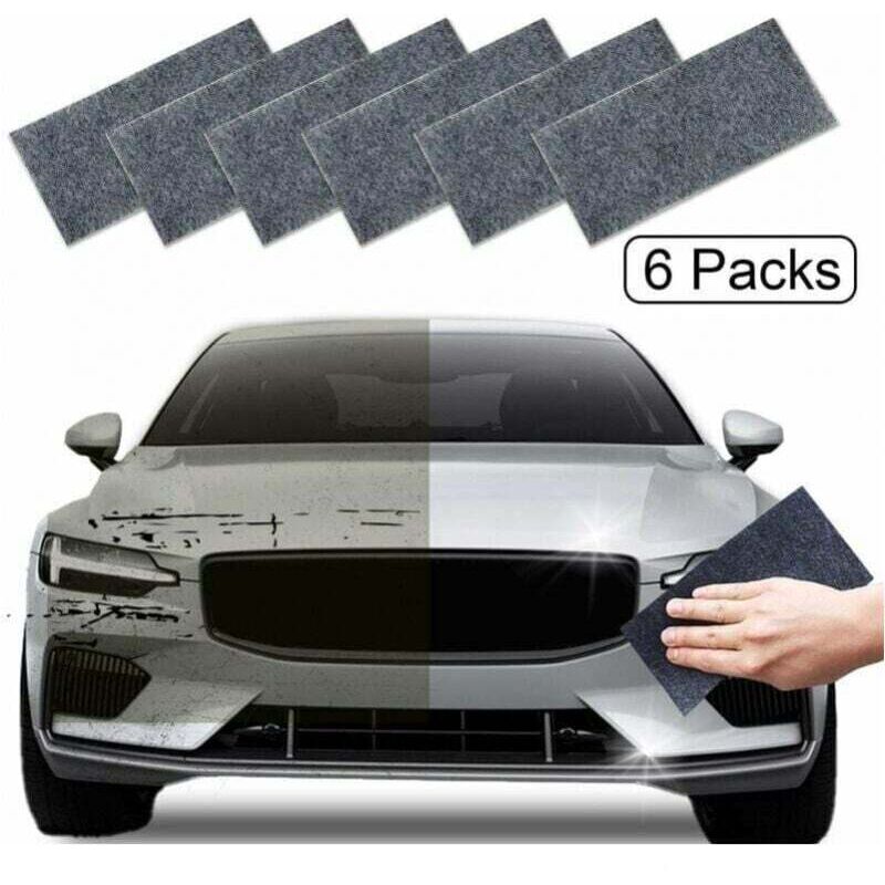 XVX - 6 pezzi Nano Sparkle Cloth Panno per riparazione graffi auto Nano Magic Cloth per auto Nuovo