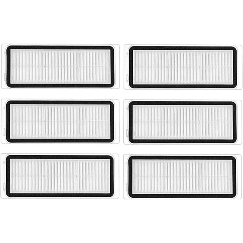6-teilige Filterersatzteile für Xiaomi für Dreame D9/D9 Max/D9 Pro/L10 Pro/D10s Pro/F9 PRO, für Mova L600 Filterzubehör für Roboterstaubsauger