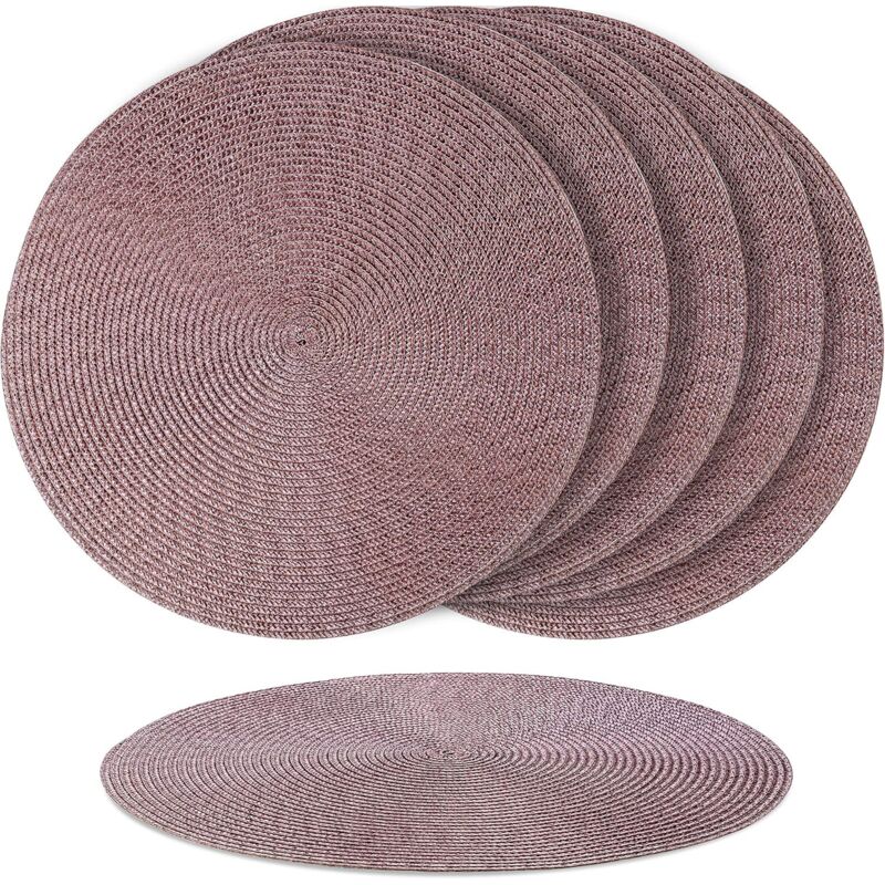 6 Tischsets Helena braun