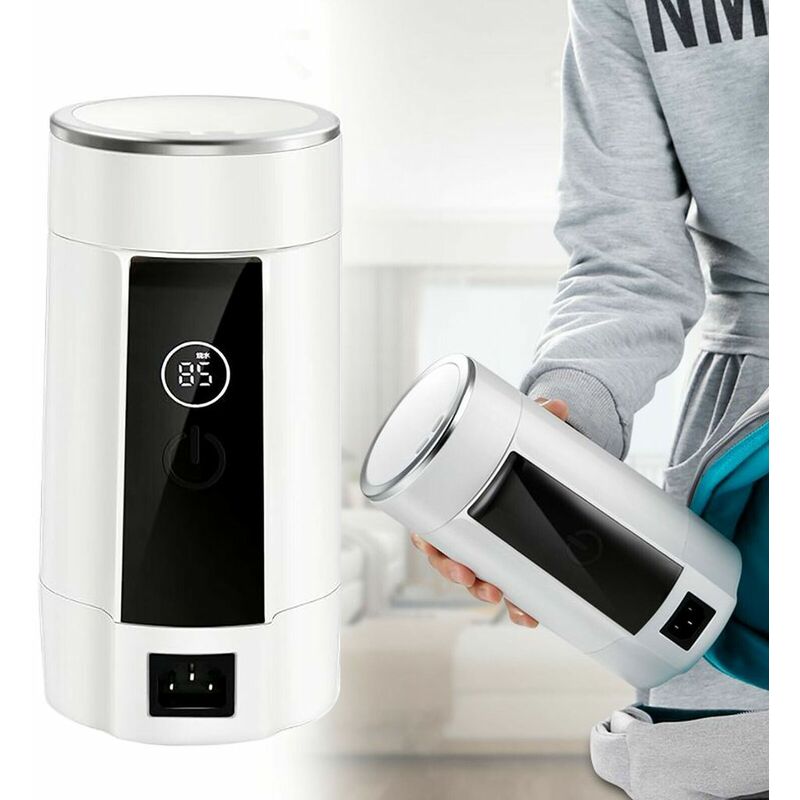 Mumu - 600 ml Mini-Wasserkocher, tragbarer Reise-Wasserkocher, Warmwasser, Tee, Kaffee, Wärmer, 600 w