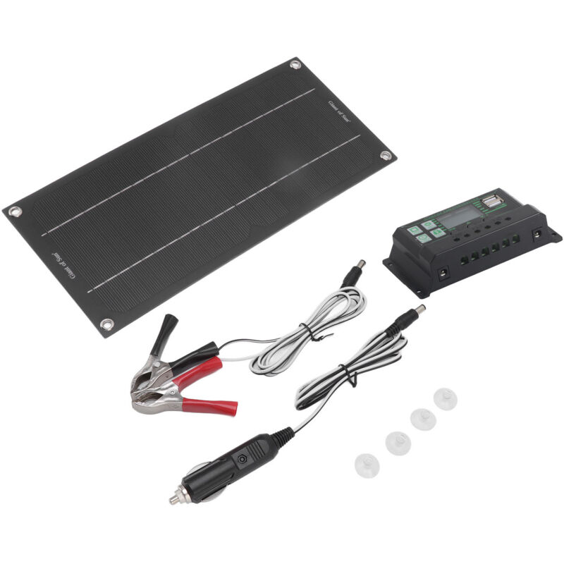 600-W-Solarpanel-Batterie-Set, 18-V-Solarbatterie für Auto, Wohnmobil und Fahrzeug-Solarmodule, Solarbatterie-Set, 18-V-Solarpanel-Batterie-Set,