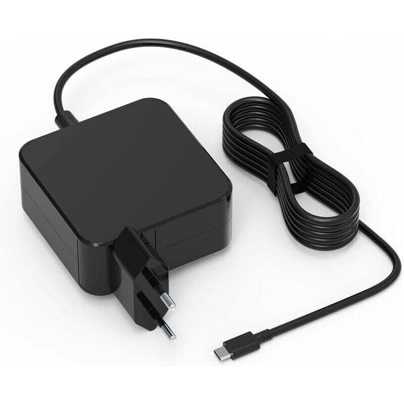 65-W-USB-C-Ladegerät Typ-C-Netzteil für MacBook Pro/Air, Lenovo Thinkpad, HP Chromebook, ASUS, Acer, Huawei Matebook, Xiaomi Air, Samsung Chromebook