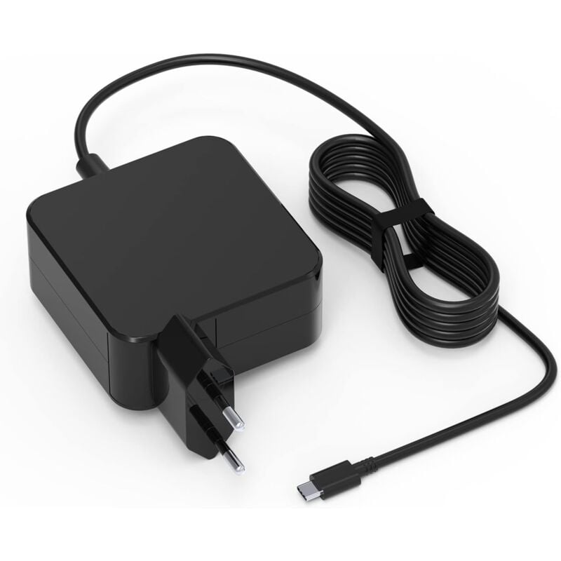 Dolaso - 65-W-USB-C-Ladegerät, Typ-C-Netzteil, für MacBook Pro/Air, Lenovo Thinkpad, hp Chromebook, asus, Acer, Huawei Matebook, Xiaomi Air, Samsung
