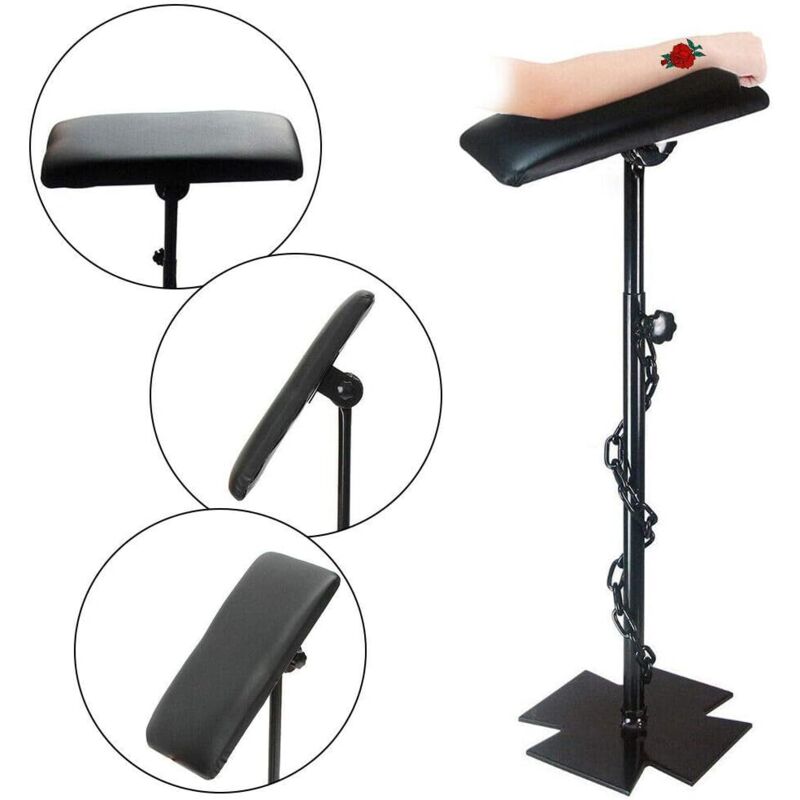 68-100cm Einstellbare Tattoo Boden Stand Arm Stand Bein Studio Tragbare Eisen Heavy Duty Tattoo Stand